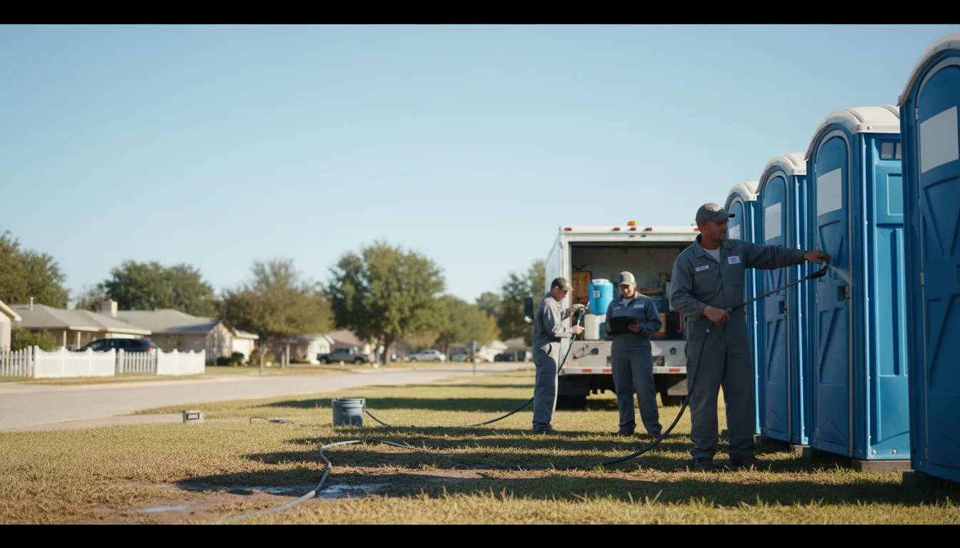 Long-Term Portable Toilet Rental in Flat Rock, AL near me